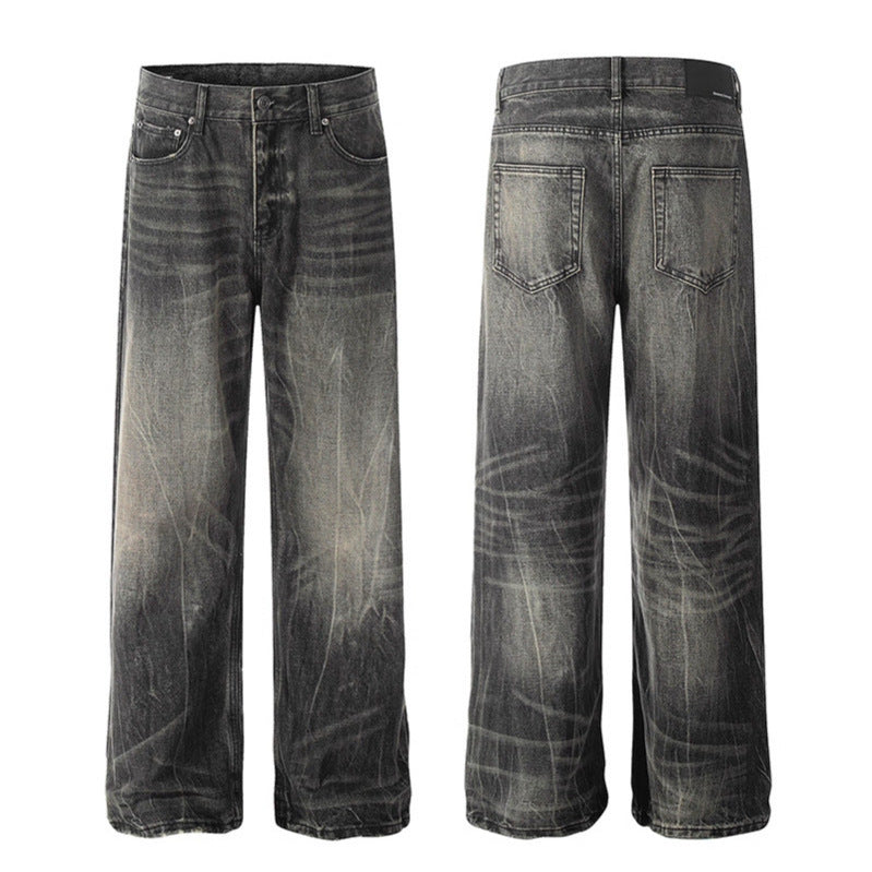 Jean en denim délavé