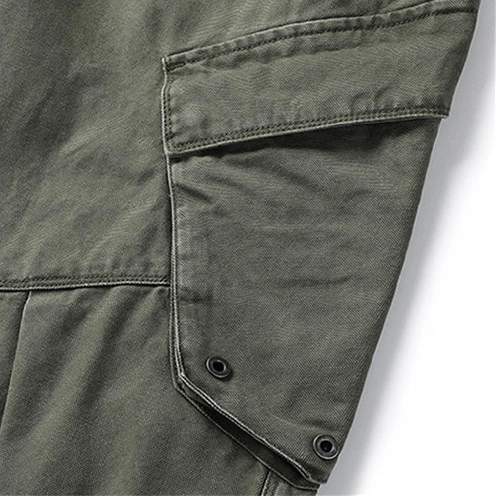Multi pocket straight leg pants and long pants by eprolo