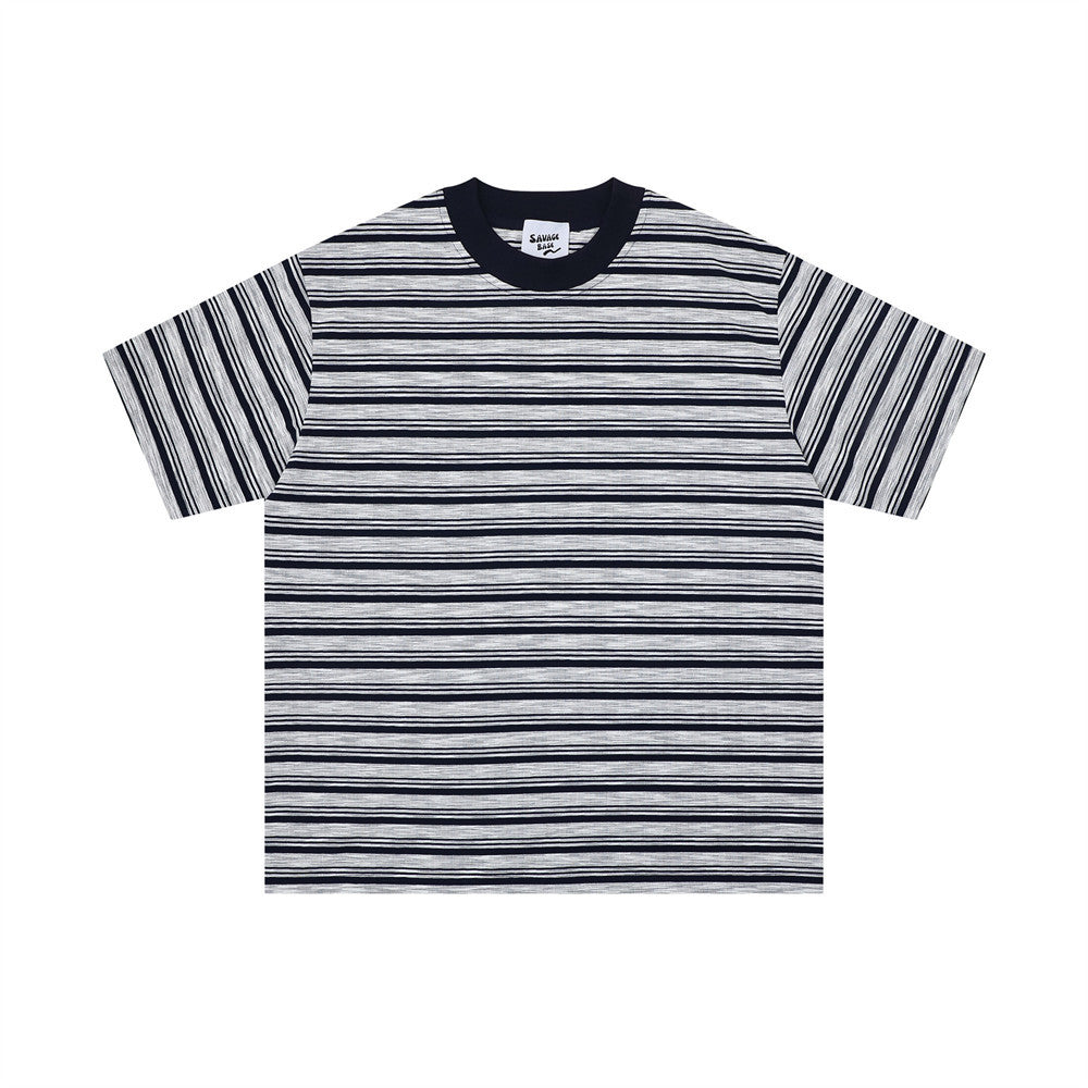 T-shirt rayé à manches courtes