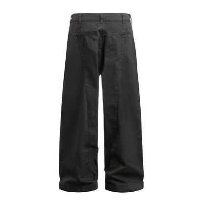 Solid Color Loose Wide Leg Pants by eprolo