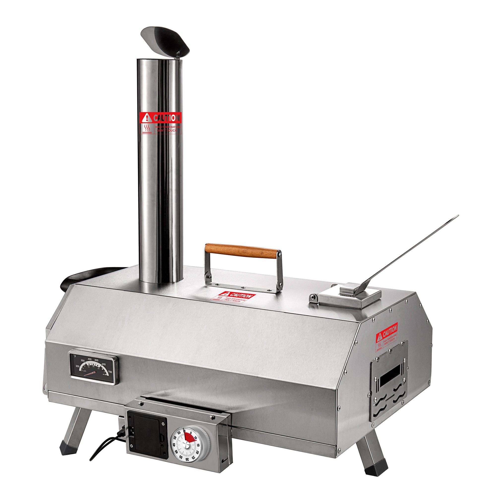 Four à pizza d'extérieur en acier inoxydable 12"