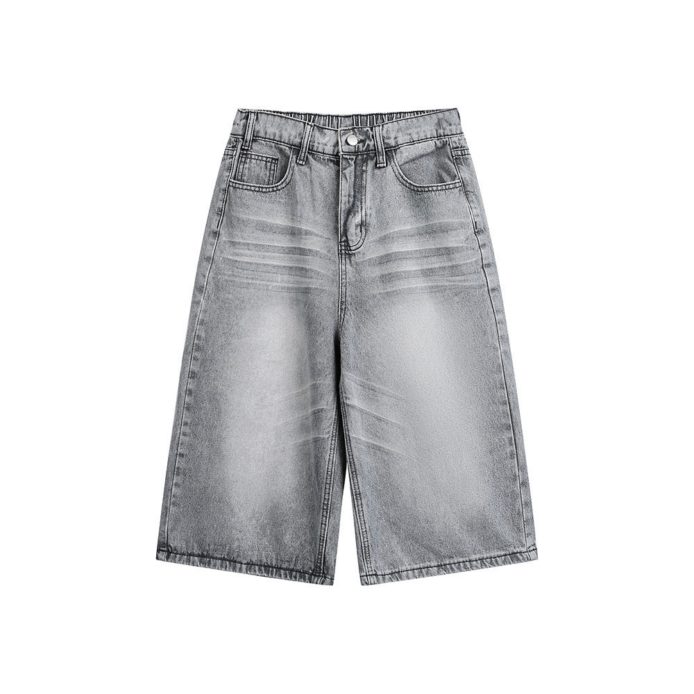 Faire un Pantalon Court en Jean Délavé Style Vintage