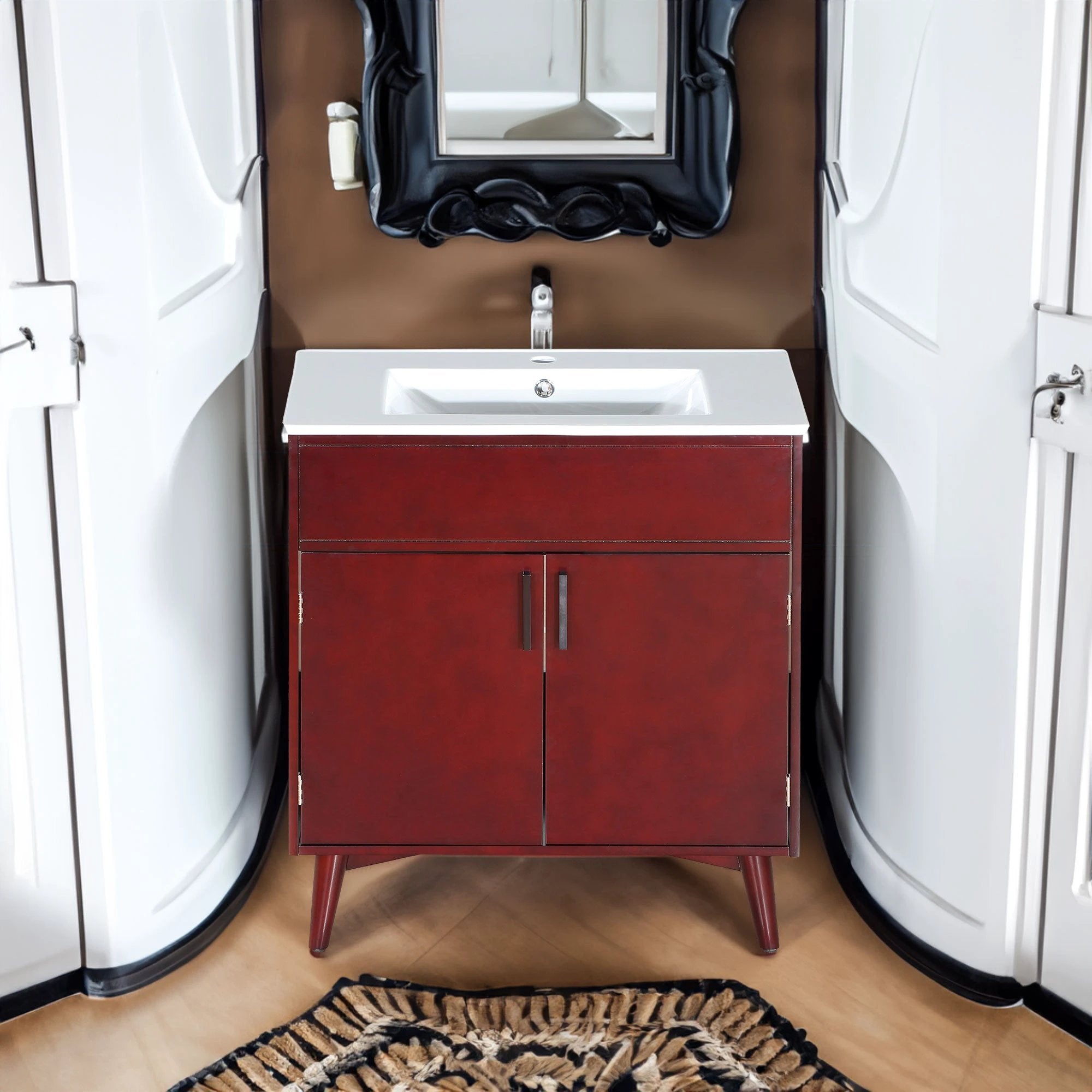 Bathroom vanity Set with Sink, Combo Cabinet, Bathroom Storage Cabinet by eprolo