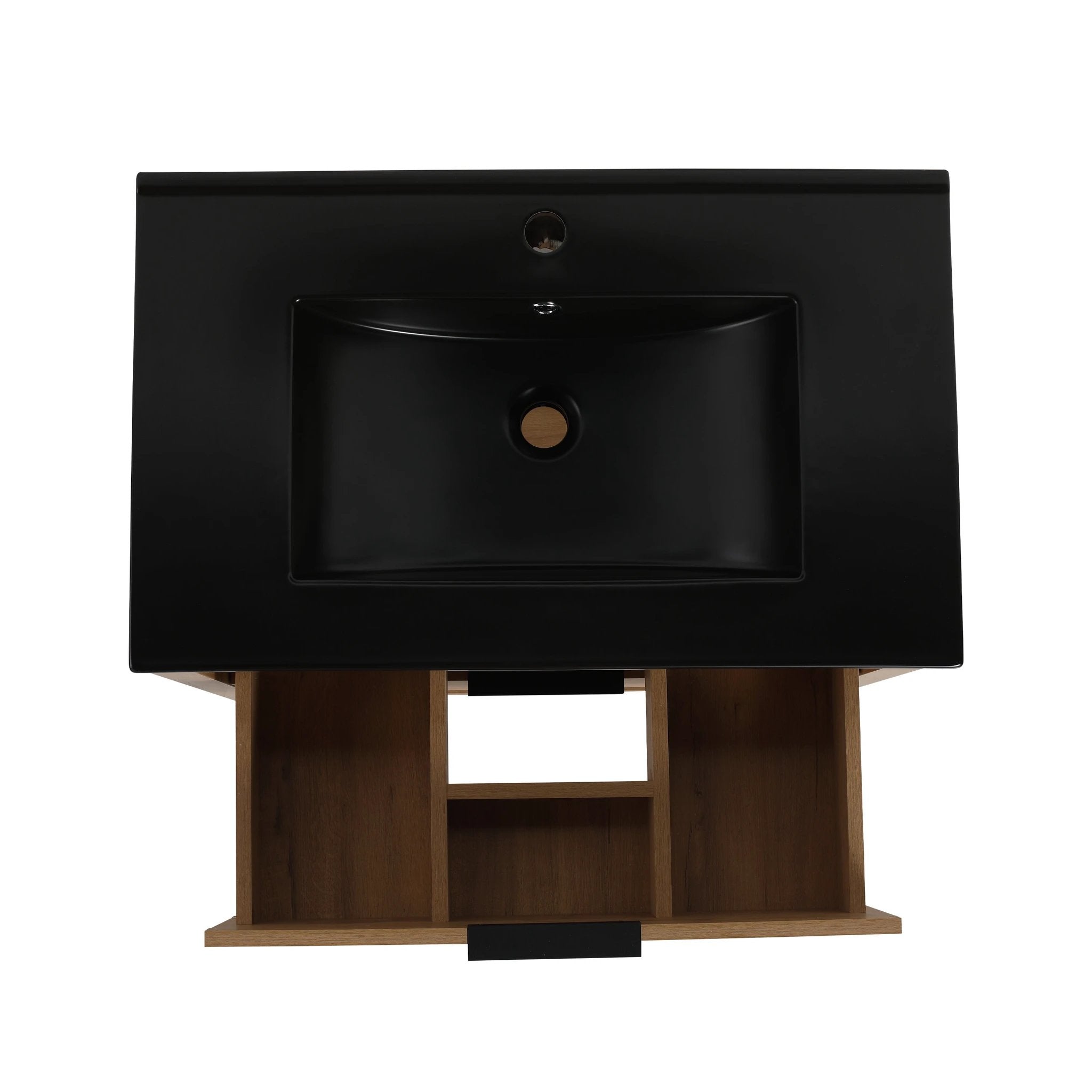 30 Inch Bathroom Vanity Plywood With 2 Drawers(BVB01030IMO-BL9075BK) by eprolo