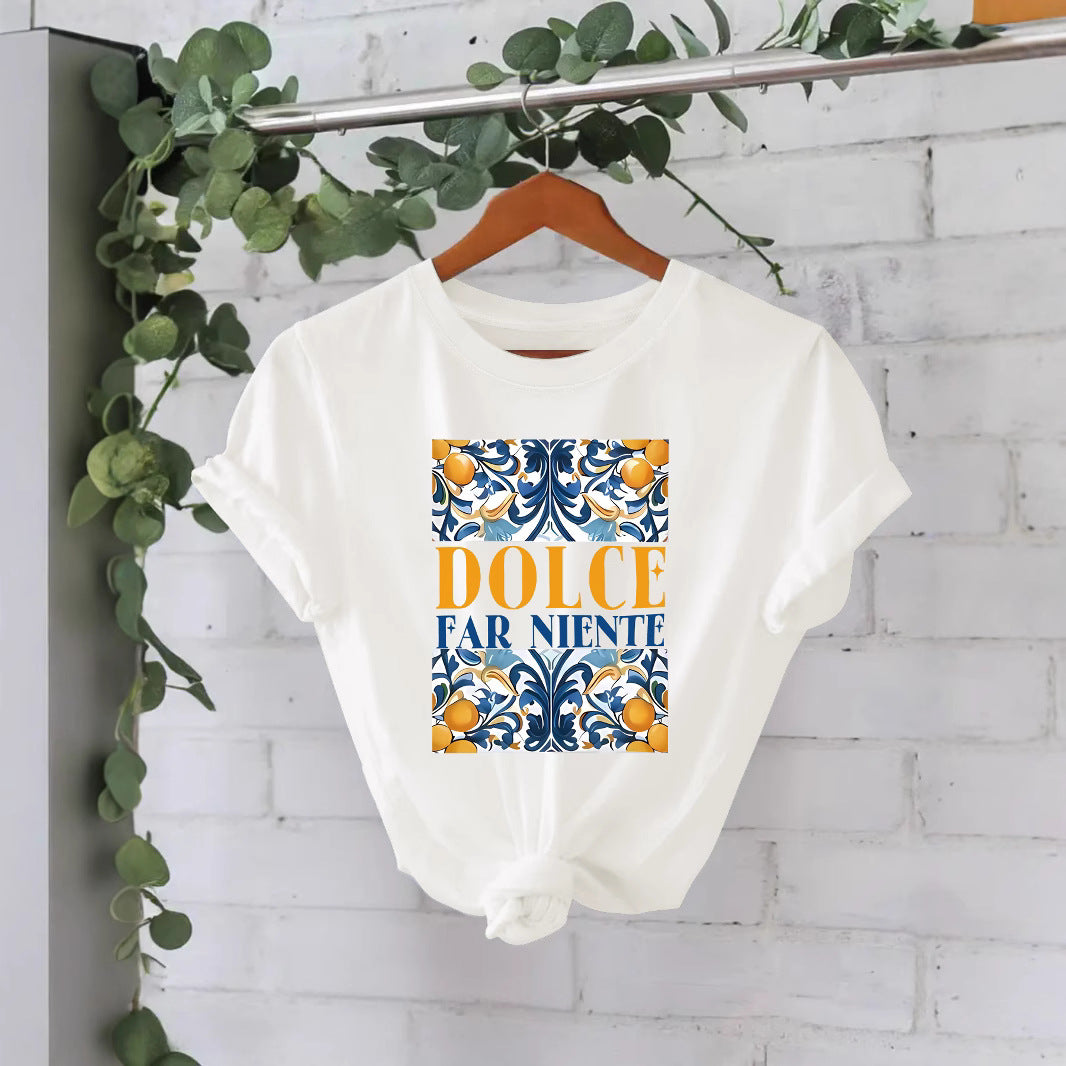 T-shirt DOLCE print