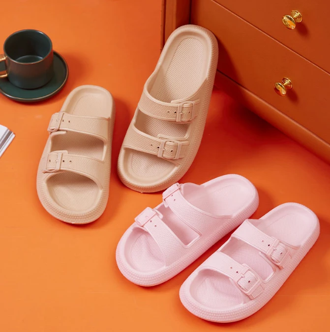 Thick soled slippers Summer home bathroom anti slip and fecal feeling Soft soled couple EVA slippers Male by eprolo