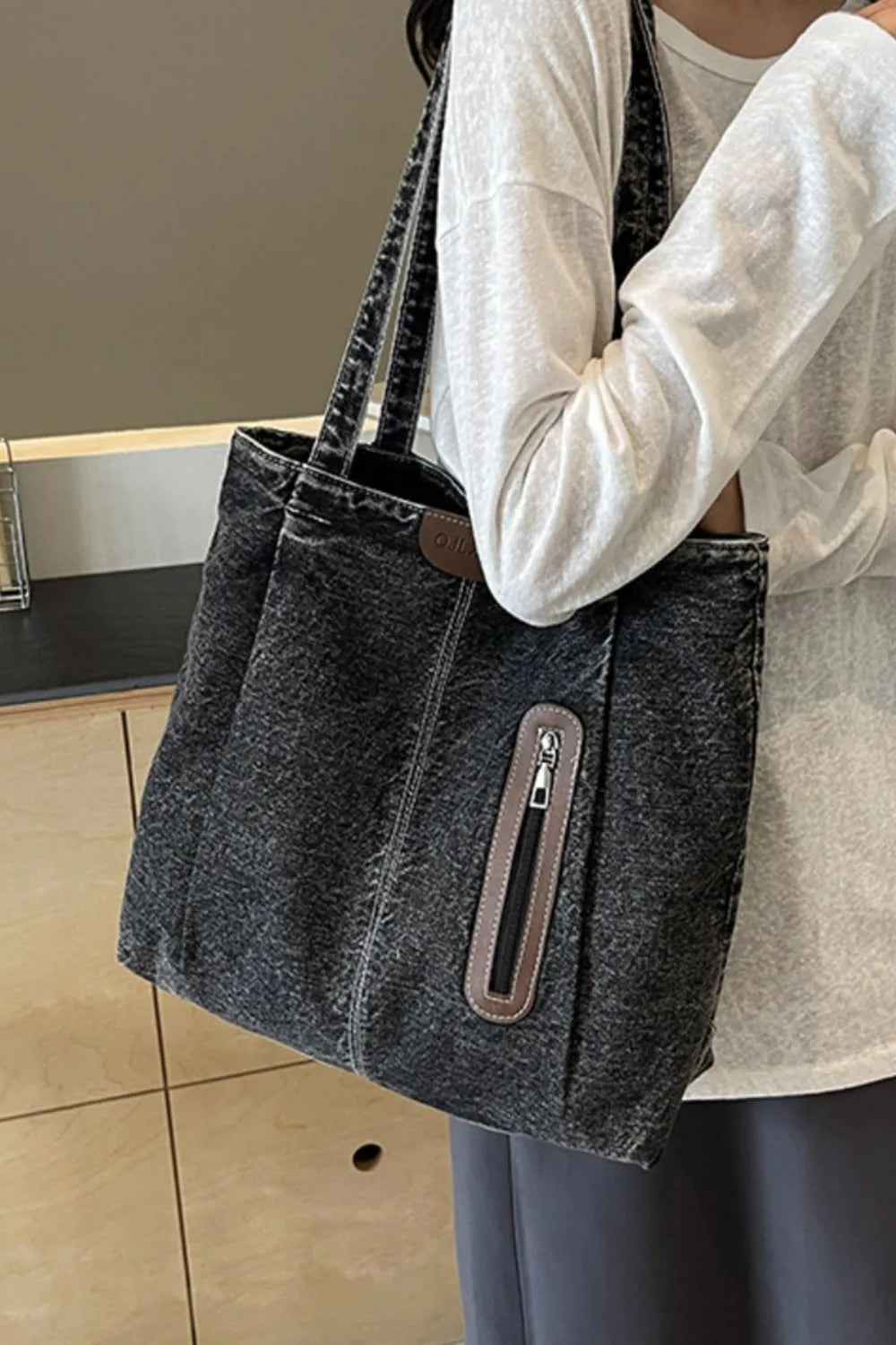 Bolso de mezclilla mediano