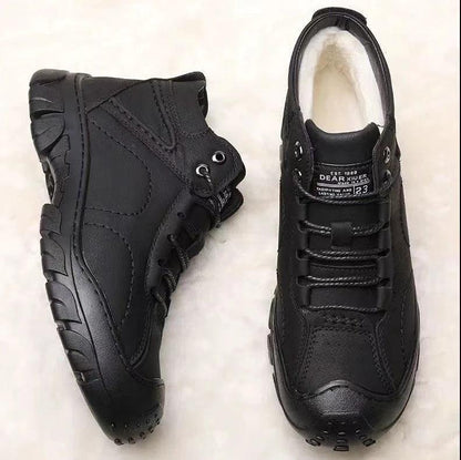 Men's cotton shoes men's winter new style snow boots with fleece insulation casual sports shoes men's outdoor hiking shoes by eprolo