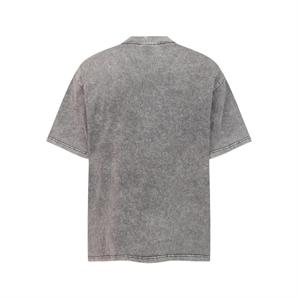 Hacer camisetas de manga corta viejas y lavadas