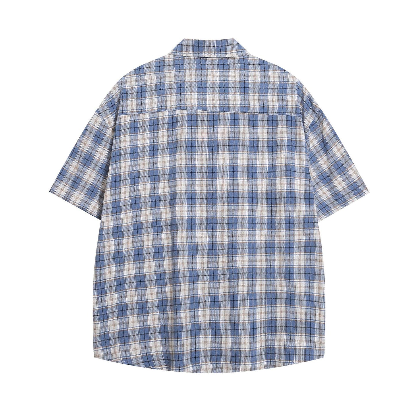 Camisa bordada de manga corta