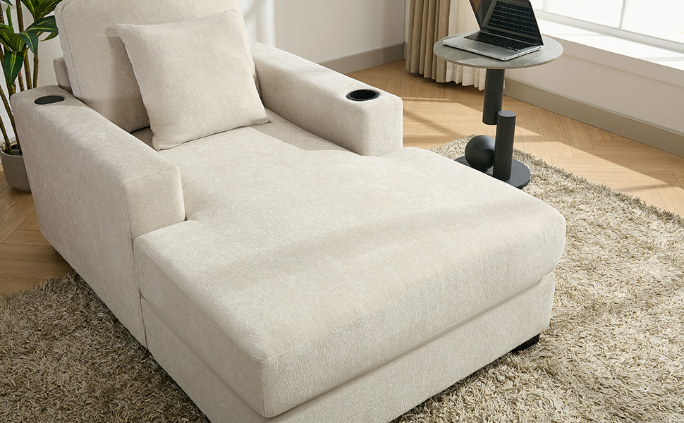 Tumbona oversized de 100.8 cm Sofá-diván de estilo moderno