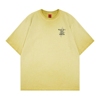 Wings printed short sleeved T-shirt
