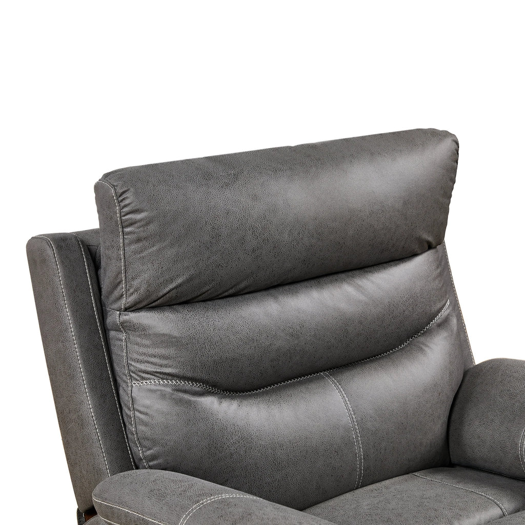 Liyasi Dual OKIN Motor Rocking and 240 Degree Swivel Single Sofa Seat recliner Chair Infinite Position Head rest by eprolo