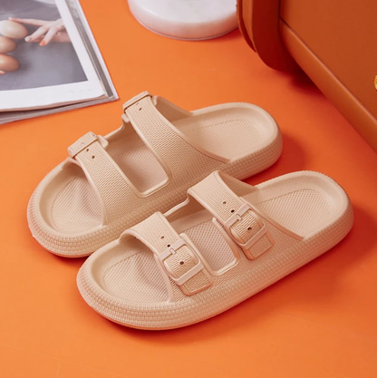 Thick soled slippers Summer home bathroom anti slip and fecal feeling Soft soled couple EVA slippers Male by eprolo