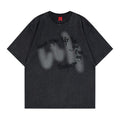 T-shirt à manches courtes imprimé lettres