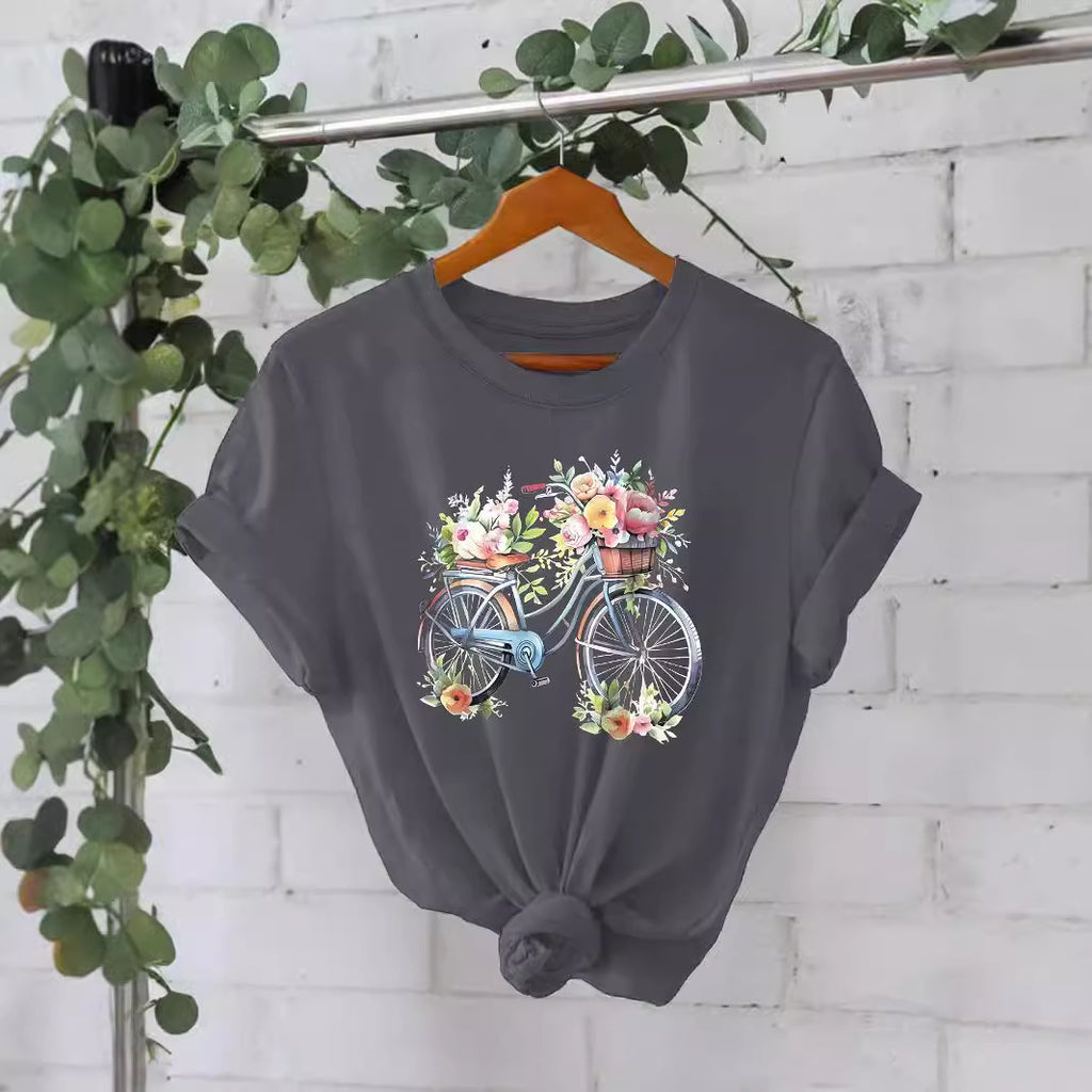 Pattern printed T-shirt