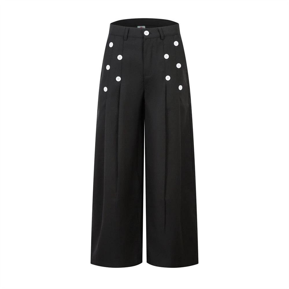 Loose Wide Leg Floor Pants by eprolo