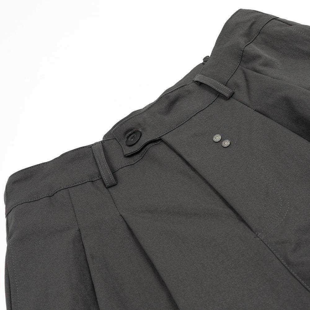 Solid color pleated casual pants by eprolo