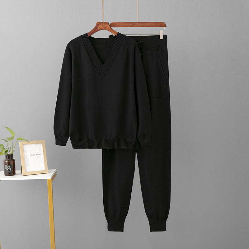 Conjunto de jersey de pico y pantalón