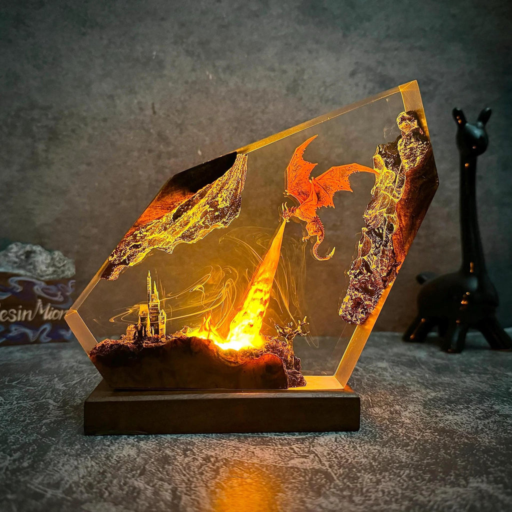 Dragonite Movie Model Night Light Resin Lamp by eprolo