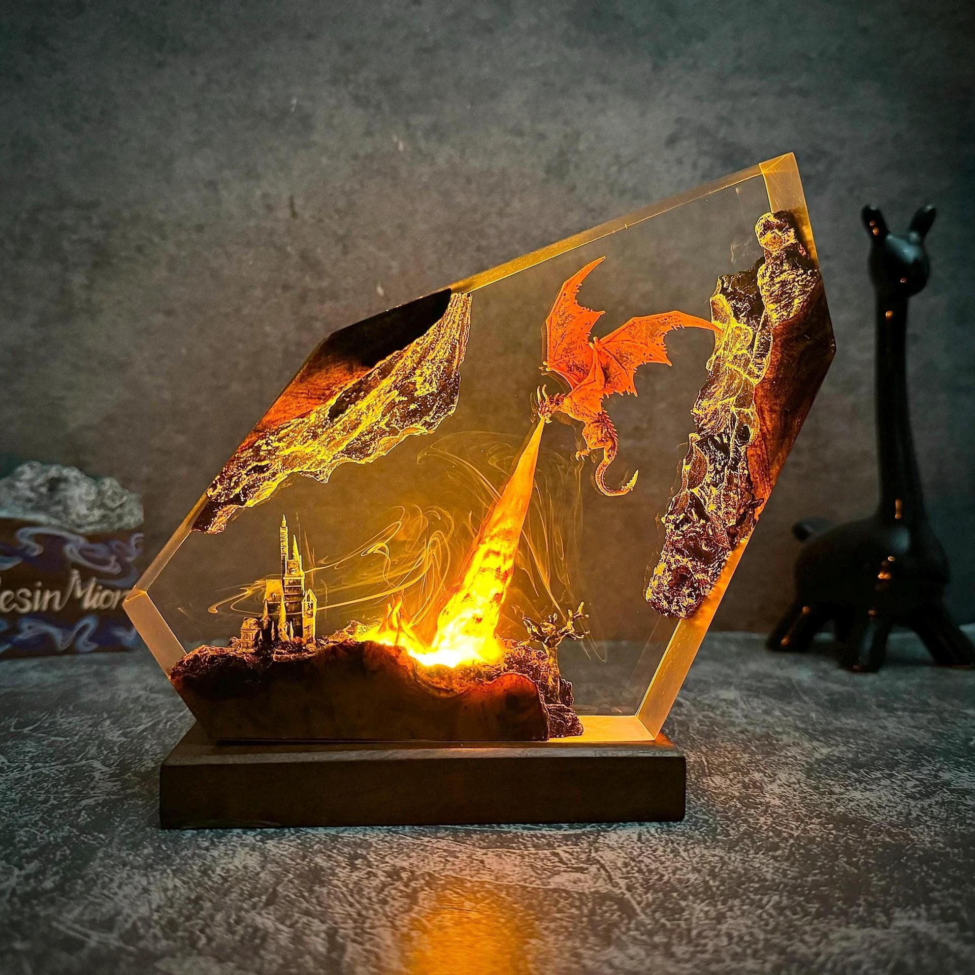 Dragonite Movie Model Night Light Resin Lamp by eprolo