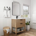 30 Inch Bathroom Vanity Plywood With 2 Drawers-BVB01030IMO-BL9075B by eprolo