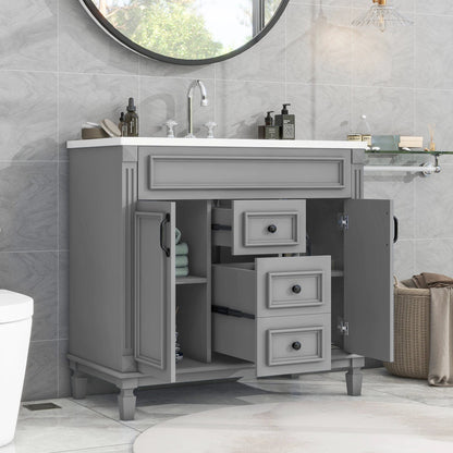 36'' Bathroom Vanity with Top Sink by eprolo