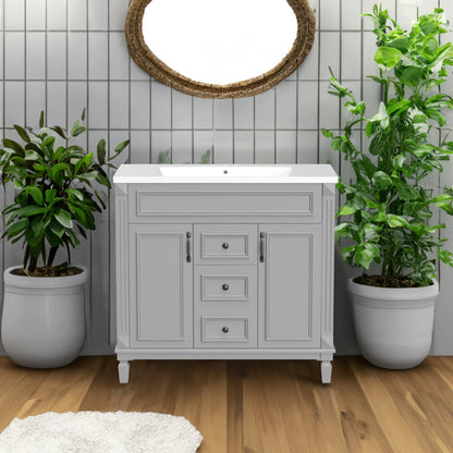 36'' Bathroom Vanity with Top Sink by eprolo