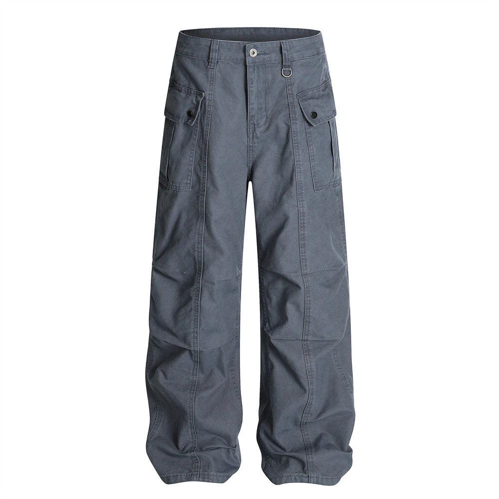 Splicing Loose Wide Leg Pants by eprolo
