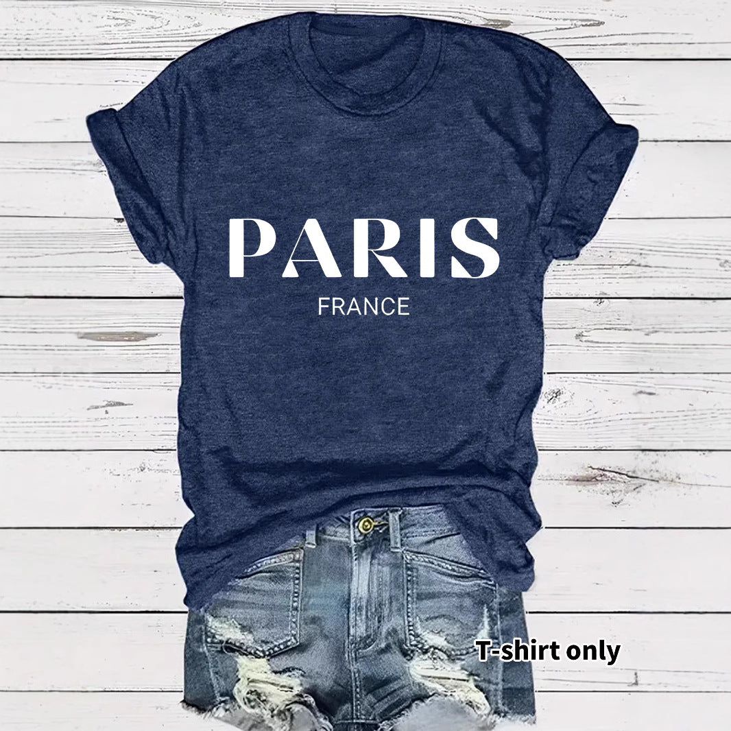 T-shirt Paris letters