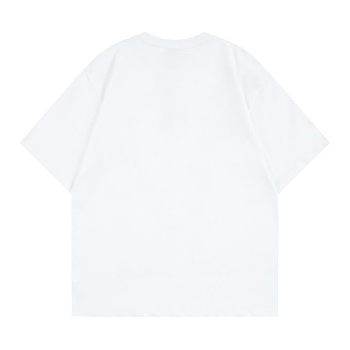 T-shirt à manches courtes imprimé lettres