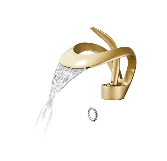 Creative basin waterfall faucet basin faucet basin faucet hot and cold table basin faucet by eprolo