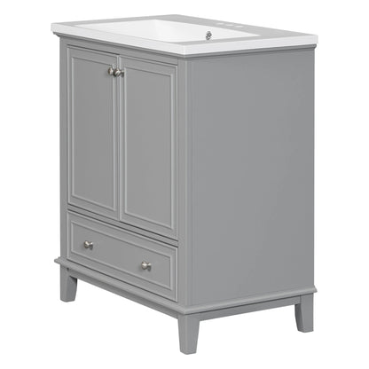 30inchgrey Bathroom Vanity with Sink by eprolo