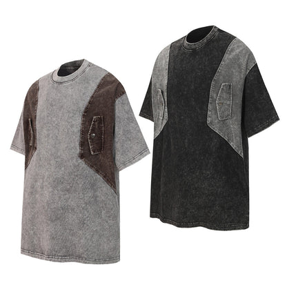 Make old washed short sleeved T-shirts