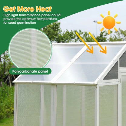 76''x48''x86'' Polycarbonate Greenhouse by eprolo