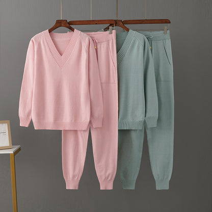 Conjunto de jersey de pico y pantalón