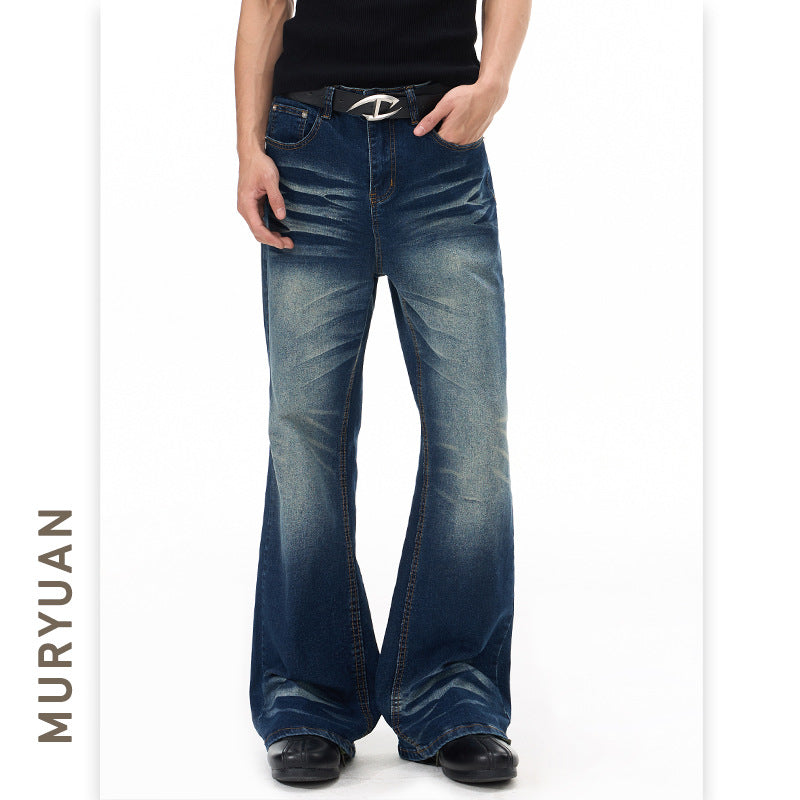 Jean évasé extensible slim style urbain