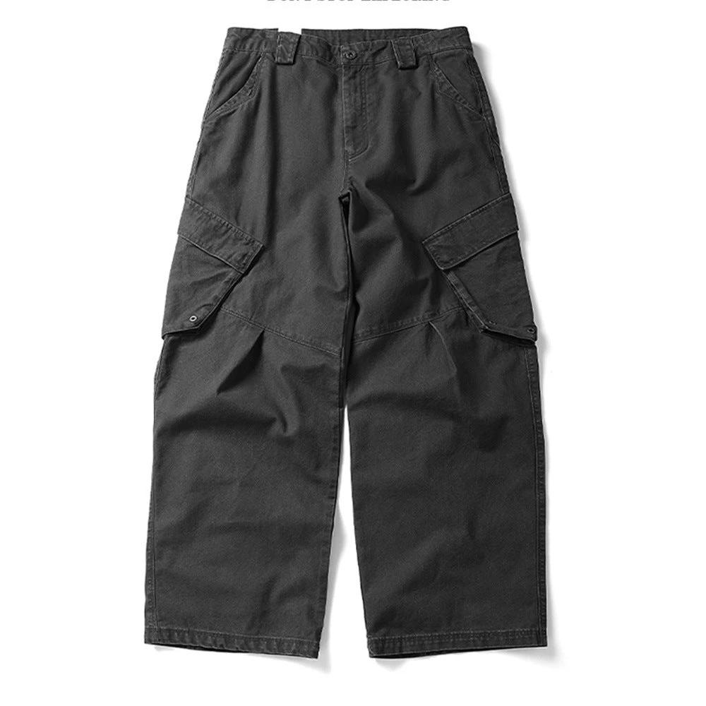 Multi pocket straight leg pants and long pants by eprolo