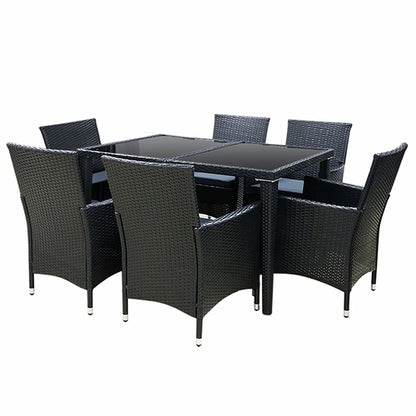 Gardeon Outdoor Furniture 7pcs Dining Set