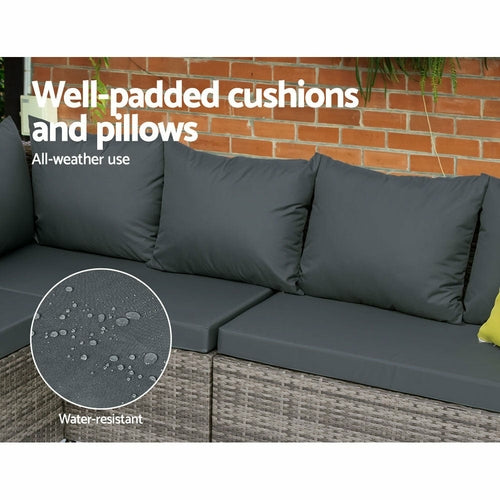 Outdoor Furniture Patio Set Dining Sofa Table Chair Lounge