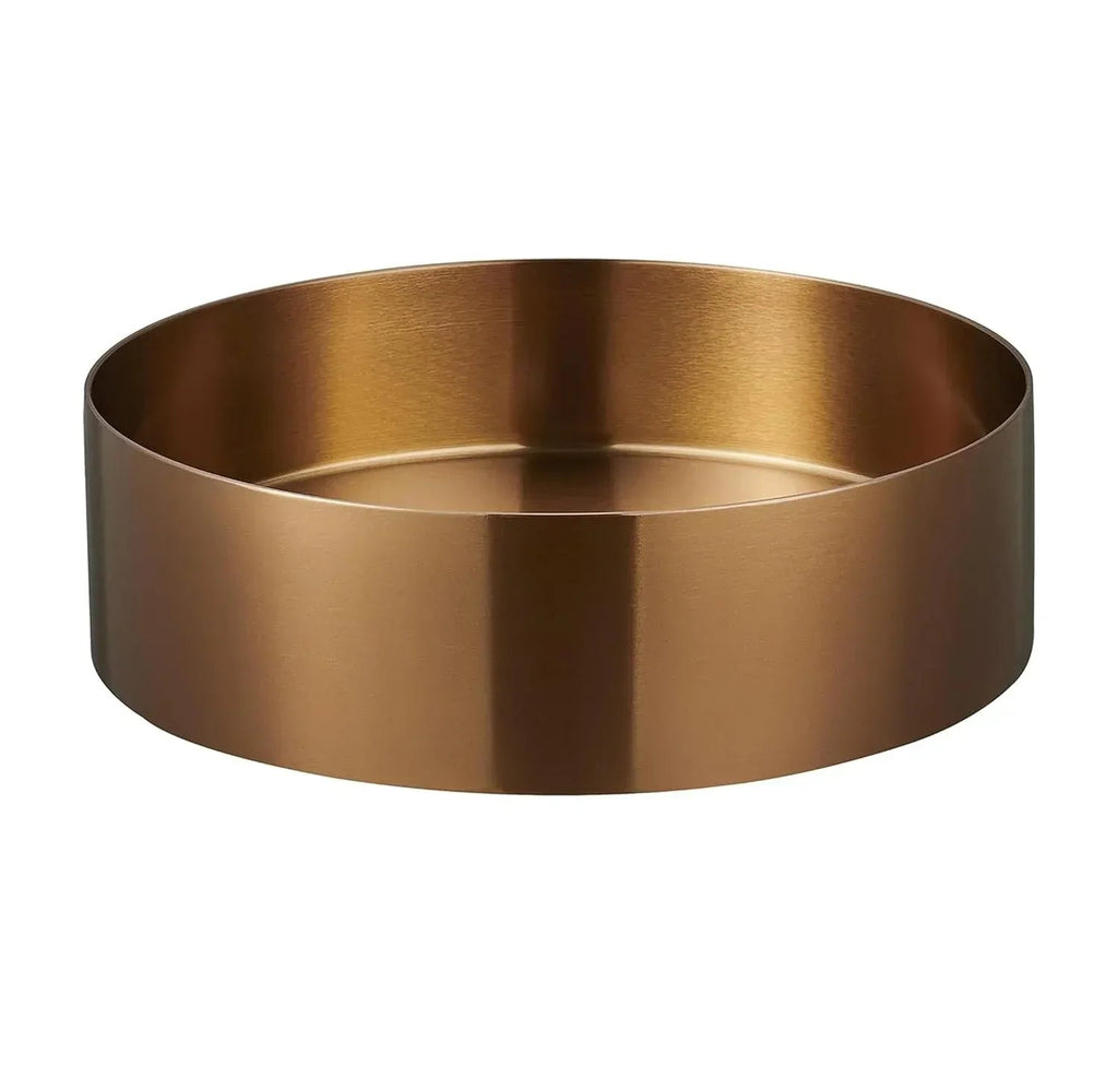 Wash Basin 304 15x15x4 Inch Rose Gold Stainless Steel Table Top For Bathroom-1