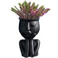 Ceramic Flower Pot Cute Cat Shape Garden Pots Succulent Planter Plant Container Home Desktop Decor Vase For Living Room-0
