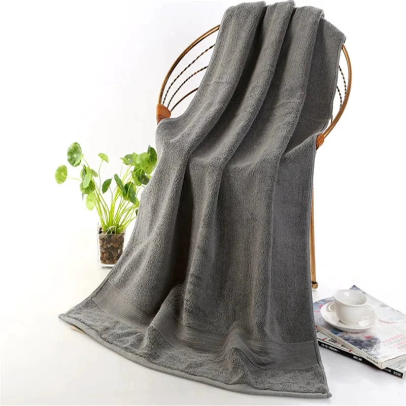 Egyptian Cotton beach towel Terry Bath Towels bathroom 70*140cm 650g Thick Luxury Solid for SPA Bathroom Bath Towels for Adults by eprolo