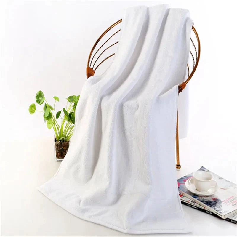 Egyptian Cotton beach towel Terry Bath Towels bathroom 70*140cm 650g Thick Luxury Solid for SPA Bathroom Bath Towels for Adults by eprolo