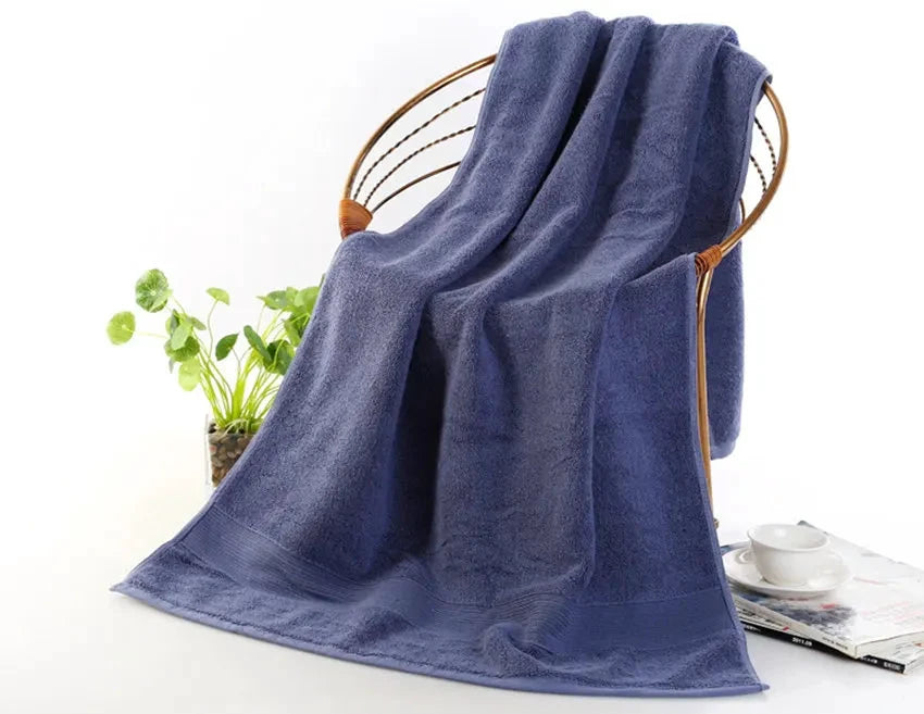 Egyptian Cotton beach towel Terry Bath Towels bathroom 70*140cm 650g Thick Luxury Solid for SPA Bathroom Bath Towels for Adults by eprolo