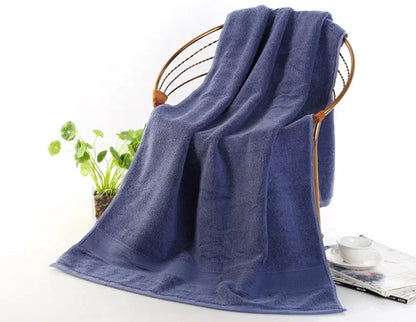 Egyptian Cotton beach towel Terry Bath Towels bathroom 70*140cm 650g Thick Luxury Solid for SPA Bathroom Bath Towels for Adults by eprolo