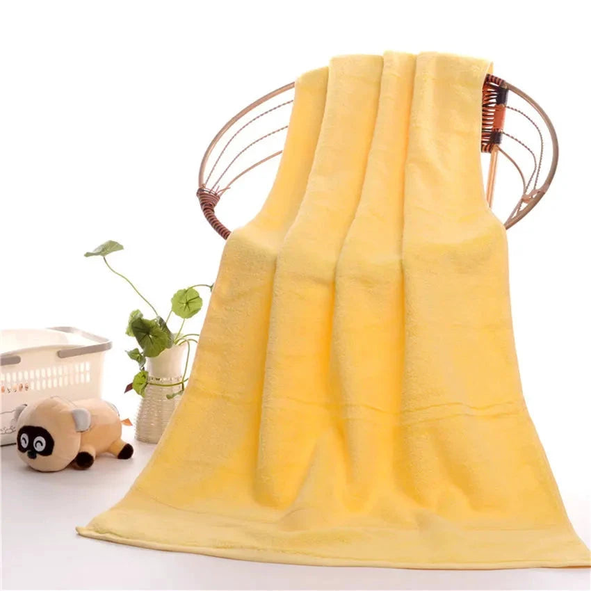 Egyptian Cotton beach towel Terry Bath Towels bathroom 70*140cm 650g Thick Luxury Solid for SPA Bathroom Bath Towels for Adults by eprolo