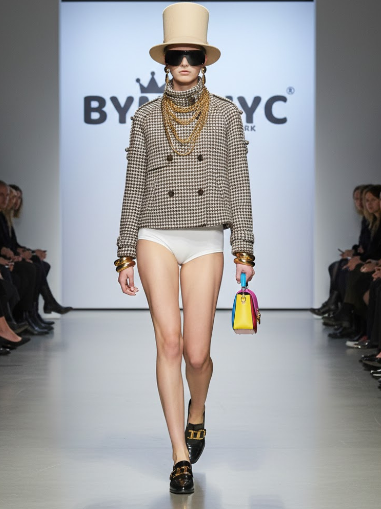 Heritage Houndstooth Eco-Jacket • UPPER EAST New Collection BYMANYC ® New York-0