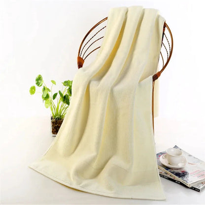 Egyptian Cotton beach towel Terry Bath Towels bathroom 70*140cm 650g Thick Luxury Solid for SPA Bathroom Bath Towels for Adults by eprolo