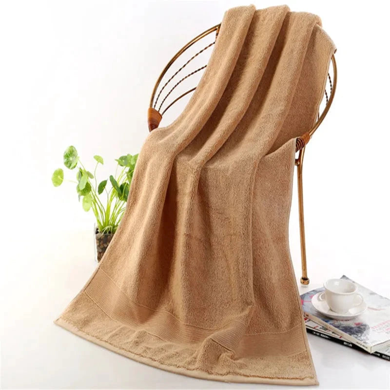 Egyptian Cotton beach towel Terry Bath Towels bathroom 70*140cm 650g Thick Luxury Solid for SPA Bathroom Bath Towels for Adults by eprolo